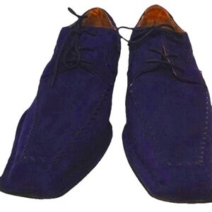 PURPLE suede dress shoes size 16